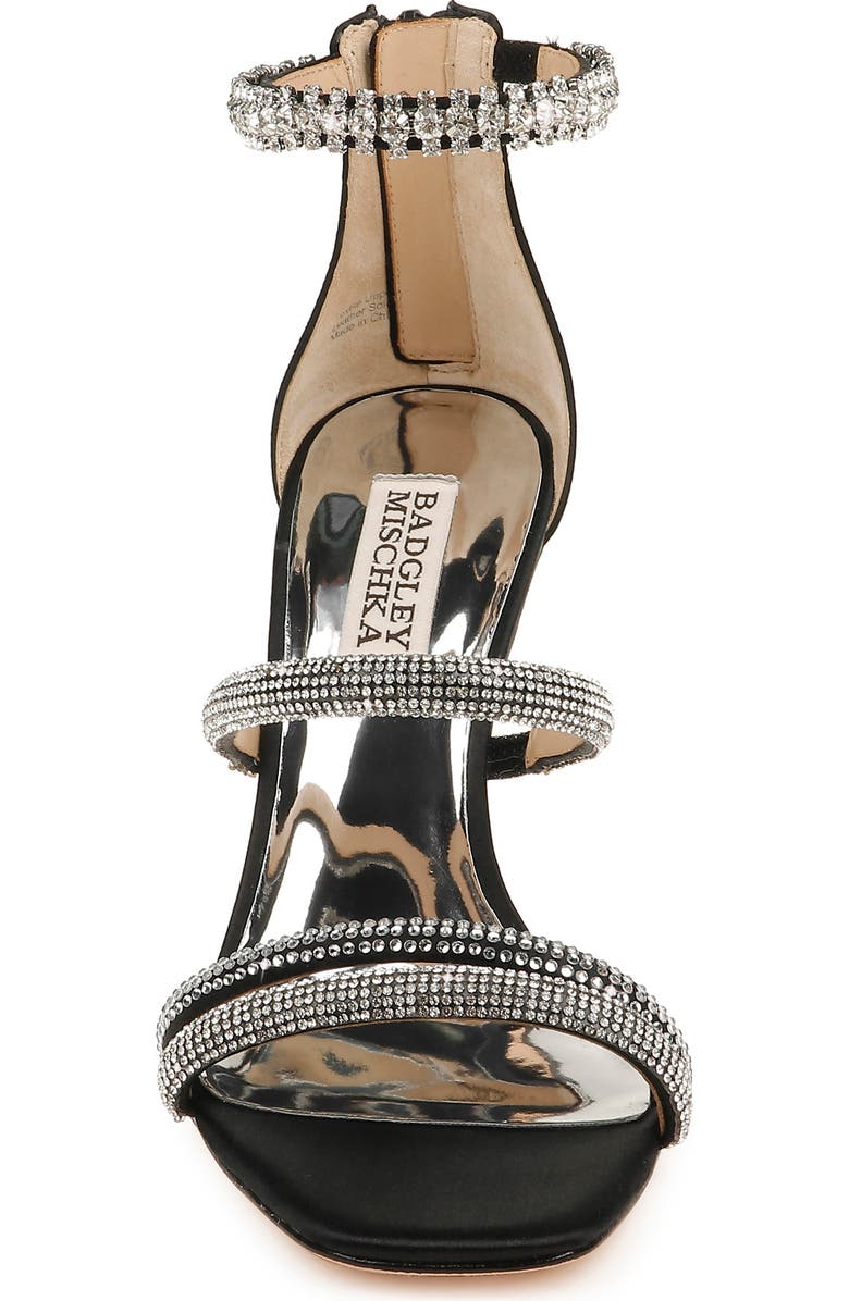 Badgley Mischka Collection Zulema Embellished Strappy Sandal, Alternate, color,