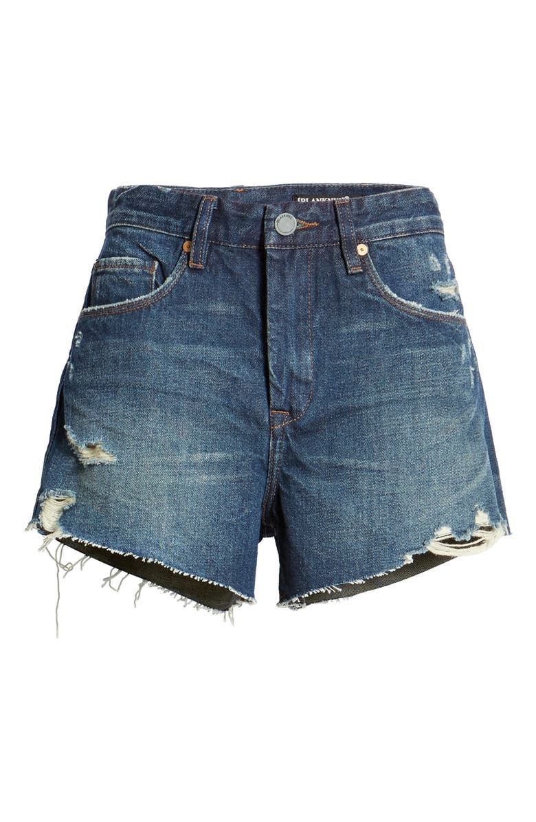 BLANKNYC The Barrow Distressed Denim Shorts, Alternate, color, 