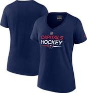 FANATICS Women's Fanatics Navy Washington Capitals Authentic Pro V-Neck T-Shirt