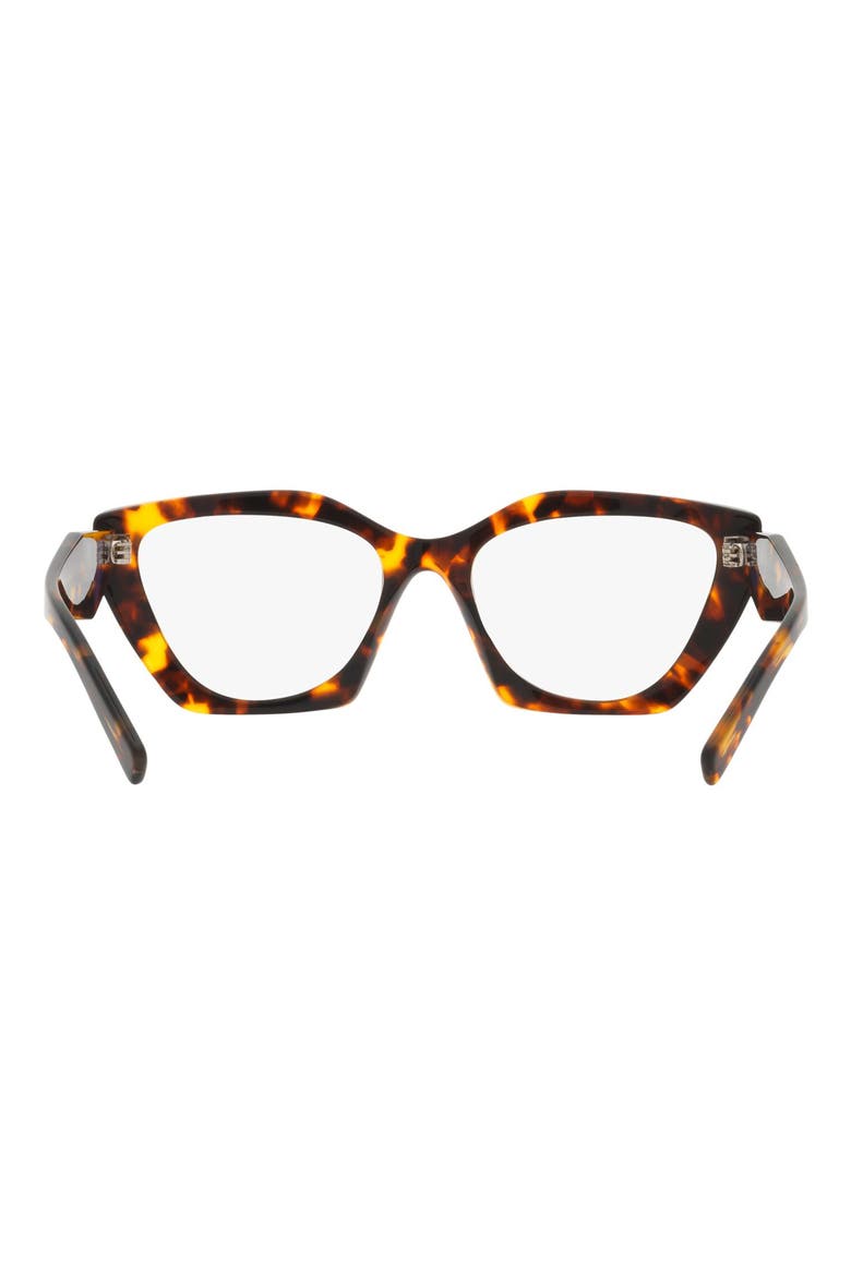54mm Cat Eye Optical Glasses, Alternate, color, HONEY