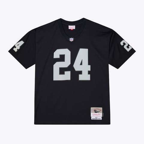 Men's Mitchell & Ness Marshawn Lynch Black Oakland Raiders Legacy Replica Jersey