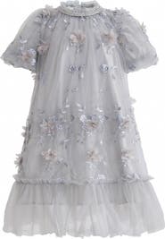 Sweet Cactus Bloom Embroidered Occasion Dress