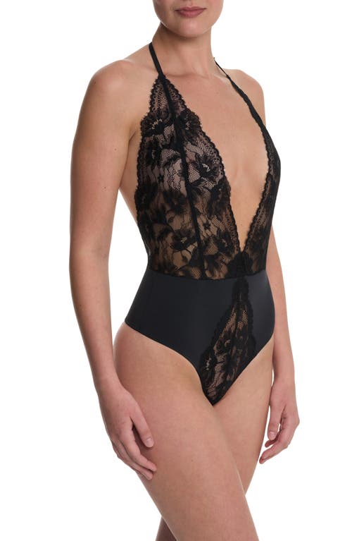 Natori Fleur Lace Teddy In Black