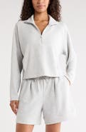 Zella Soft Luxe Half Zip Sweatshirt