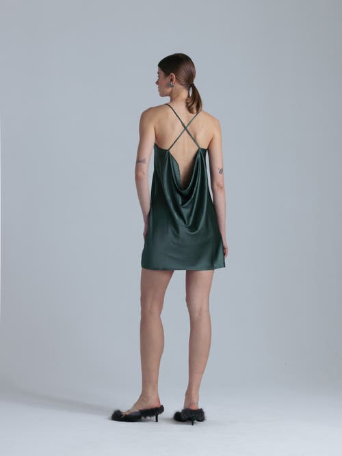 Alas Patricia Silk Slip Mini Dress In Multi