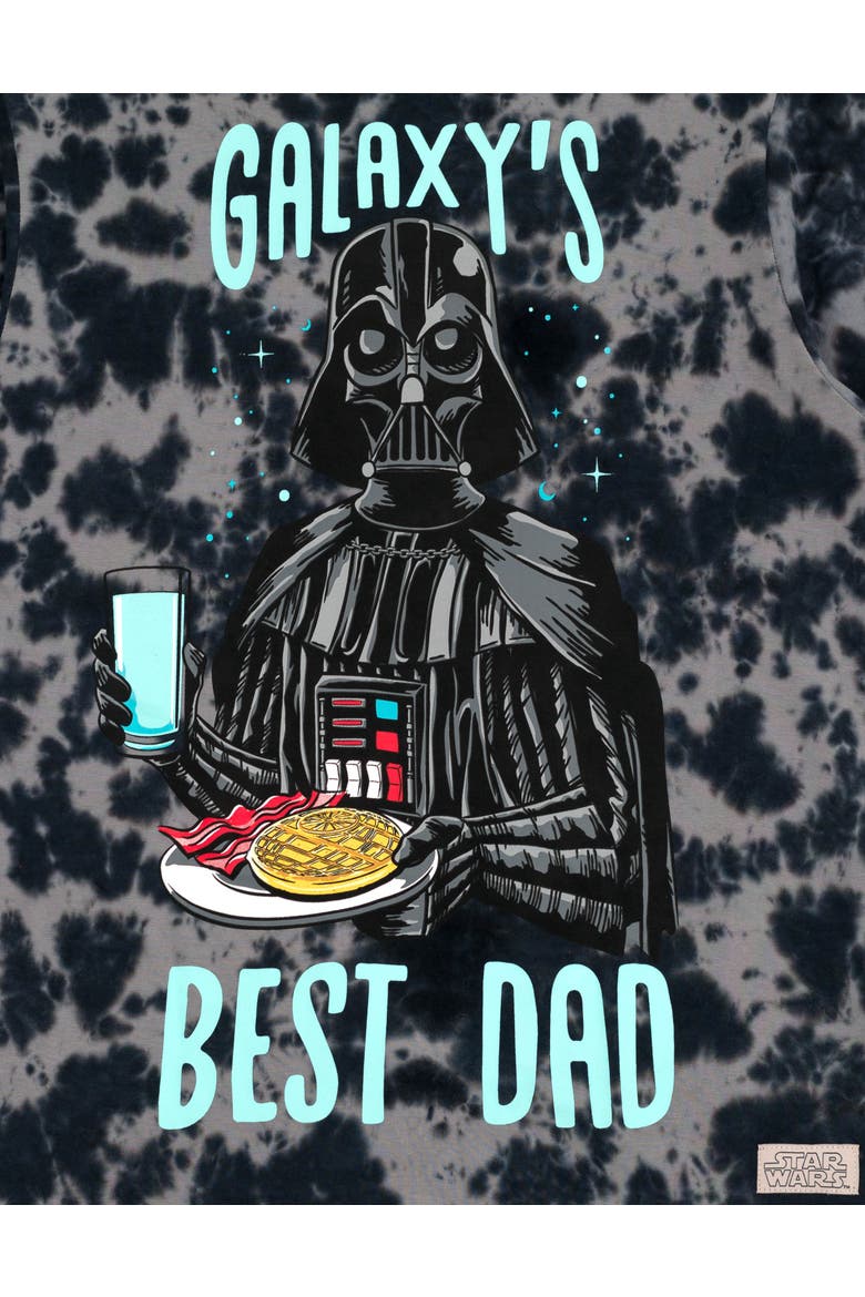 Darth Vader Short Sleeve T-Shirt, Alternate, color, Darth Vader Grey Dye