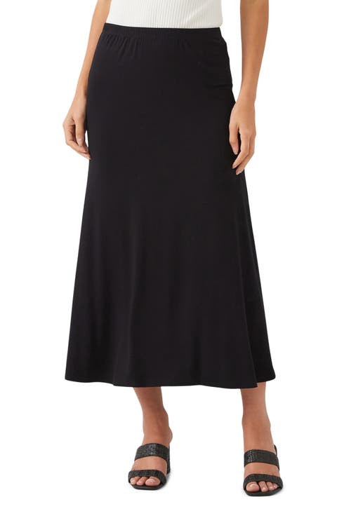 Side Slit Midi Skirt (Regular & Petite)