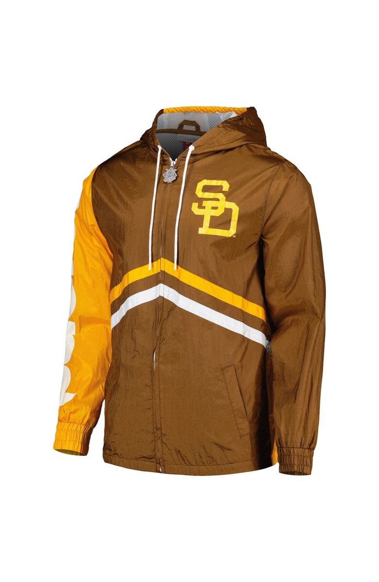 Mitchell & Ness Men's Undeniable Full Zip Windbreaker Spurs Windbreakers
