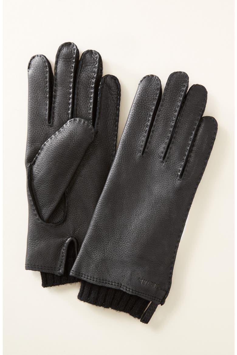 Tony Deerksin Leather Gloves, Alternate, color, DARK BROWN