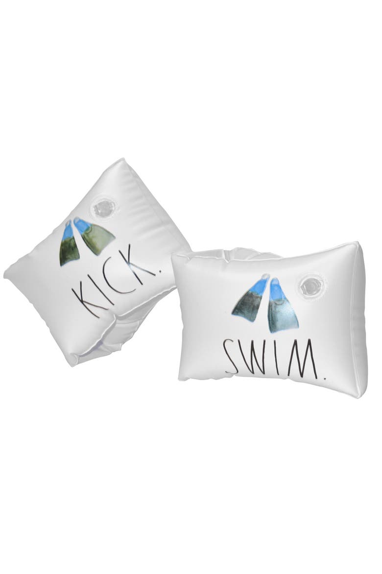 Swim Kick Play Water Wings and Beach Ball, Alternate, color, Multicolored