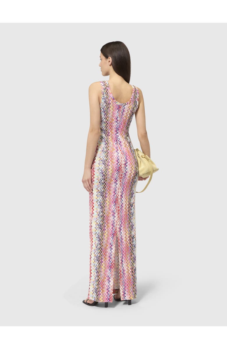 Missoni Long Tank Dress, Alternate, color, Pink & Multicoloured