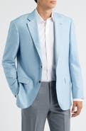Emporio Armani Pale Blue Slub Sport Coat