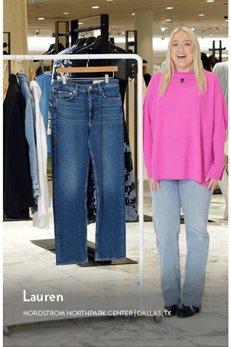 Harlow Mid Rise Straight Leg Jeans video