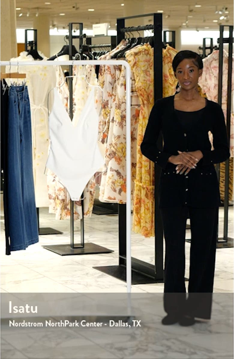 Sculpting V-Neck Tank Bodysuit, sales video thumbnail