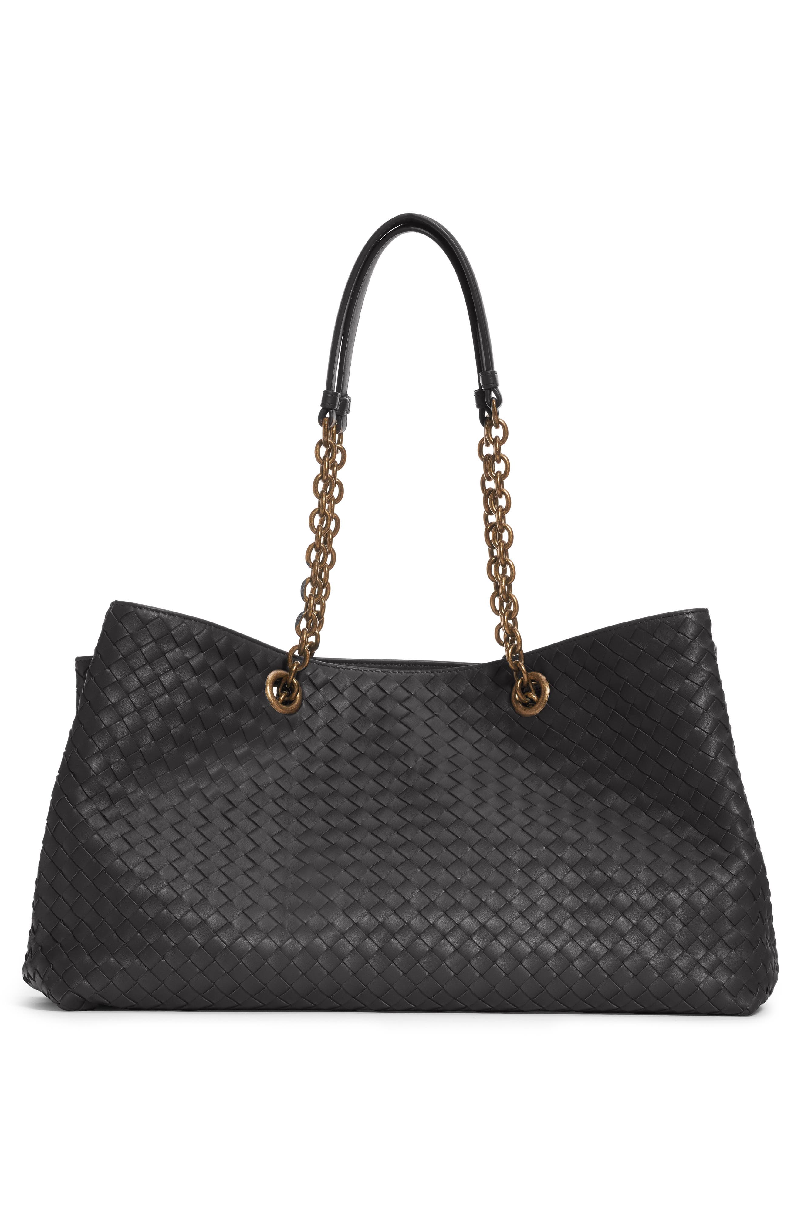 Bottega Veneta Intrecciato East/West Leather Tote Bag, Alternate, color, 
