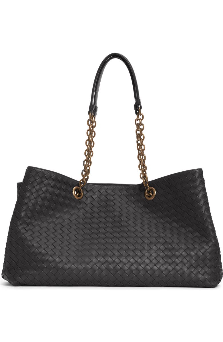 Bottega Veneta Intrecciato East/West Leather Tote Bag, Alternate, color,