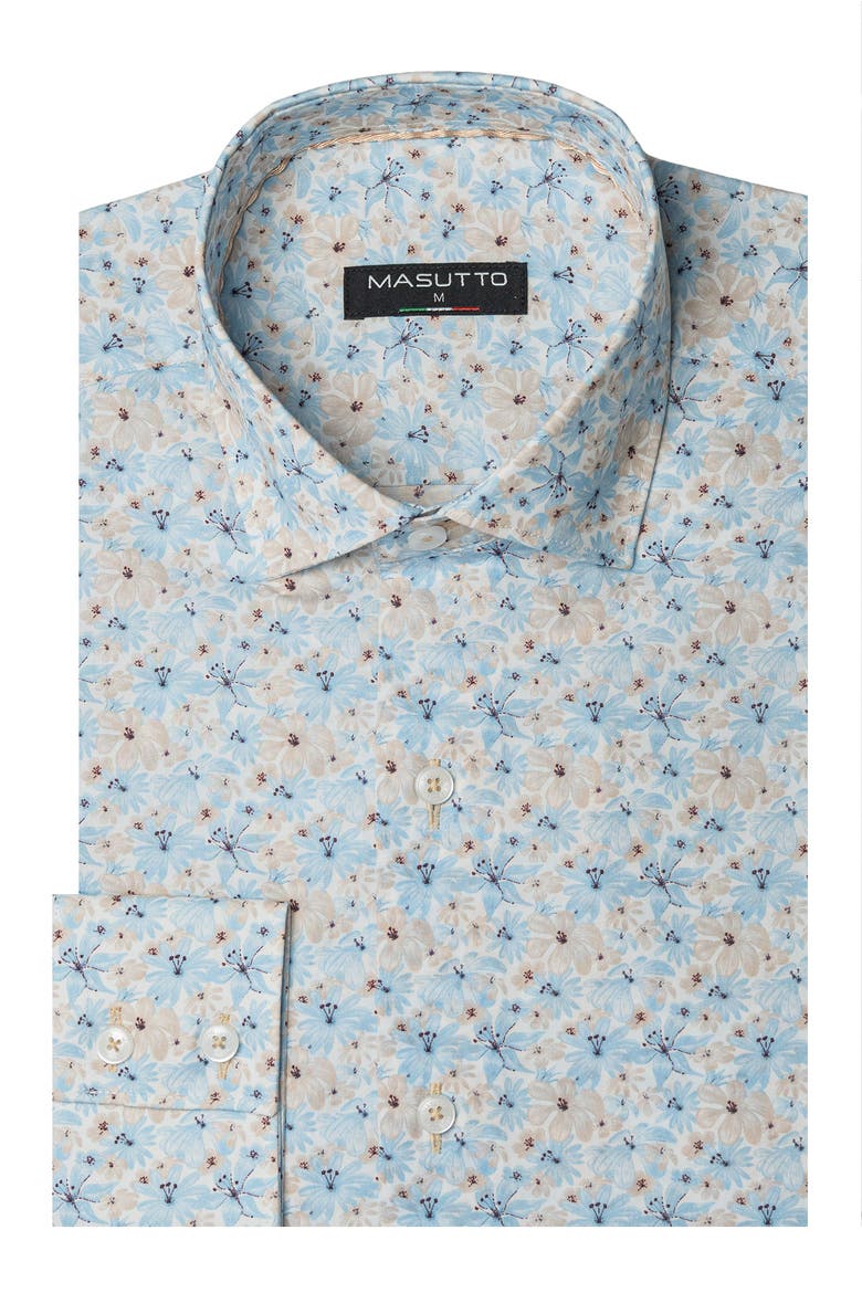 Ryan Print Button-Up Long Sleeve Shirt, Main, color, Multicolor