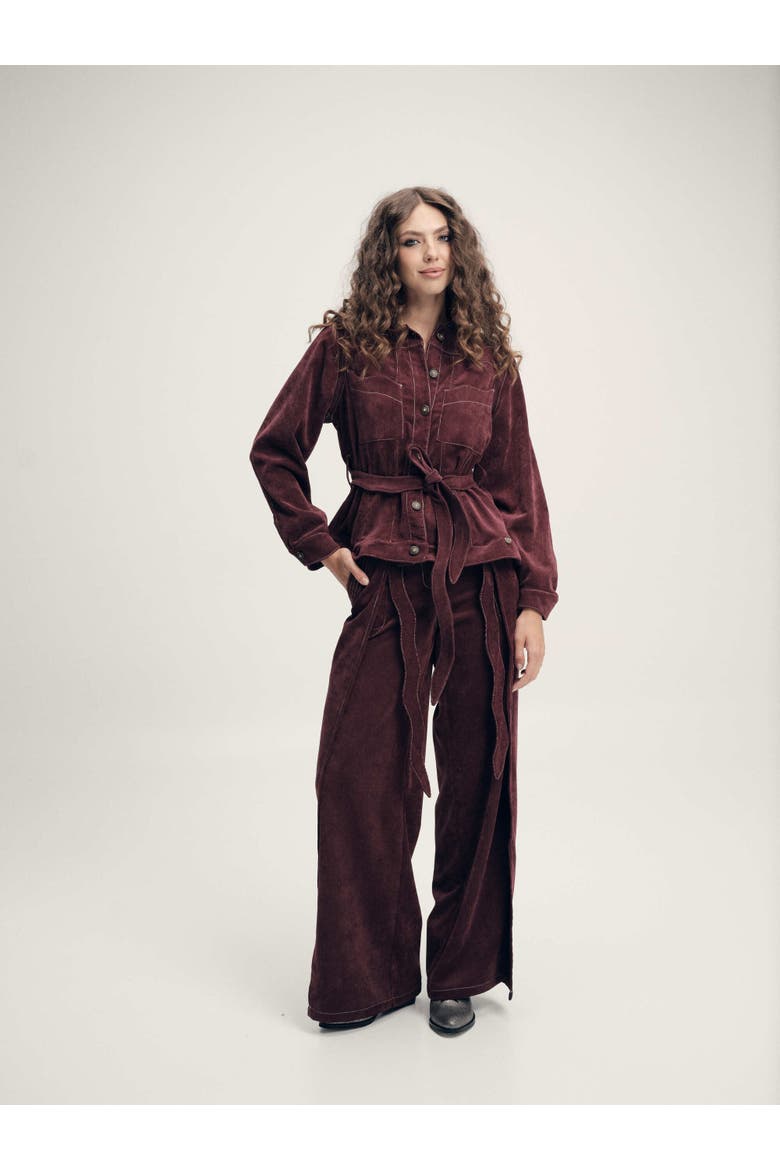 Zaharian Jacket, Alternate, color, Burgundy