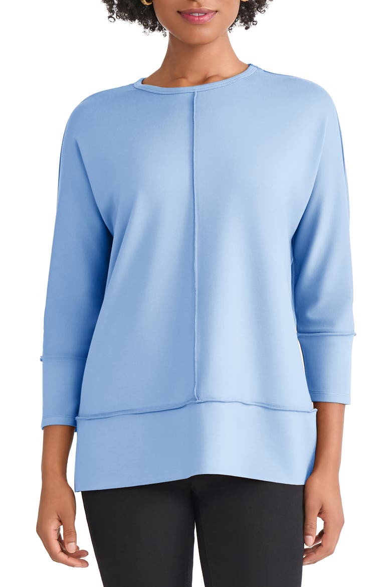 Dolman Sleeve Top, Main, color, CHINTZ BLUE