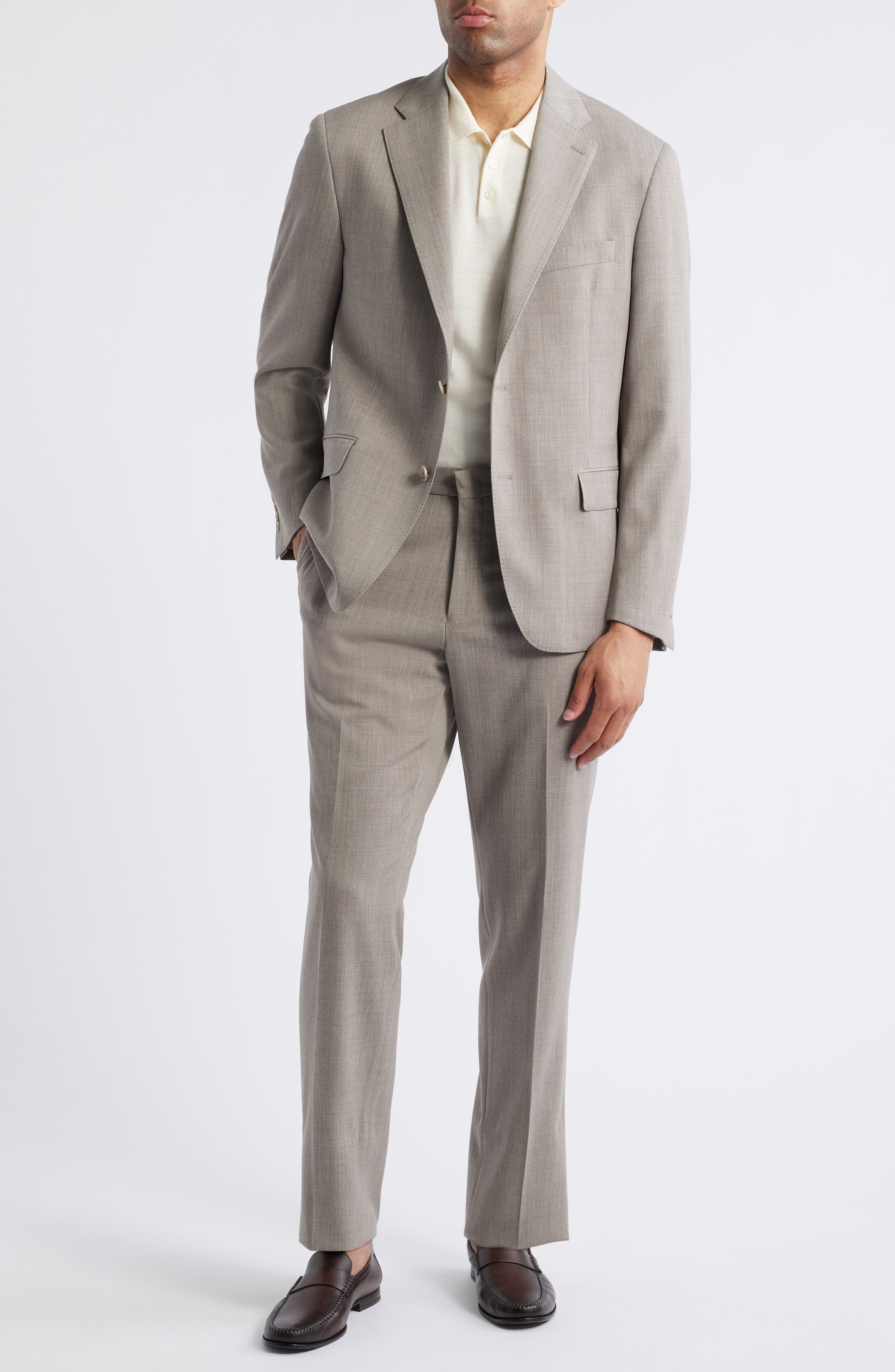 Vince Ives Regular Fit Stretch Wool Suit