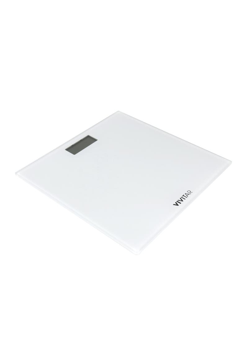 Digital Bathroom Scale With Jumbo LCD Display in White, Alternate, color, White