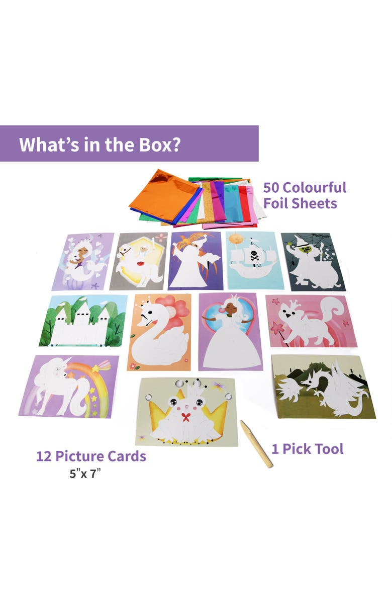 Chalk & Chuckles Fabulous Foil Art-Magical World, Alternate, color, NO COLOR