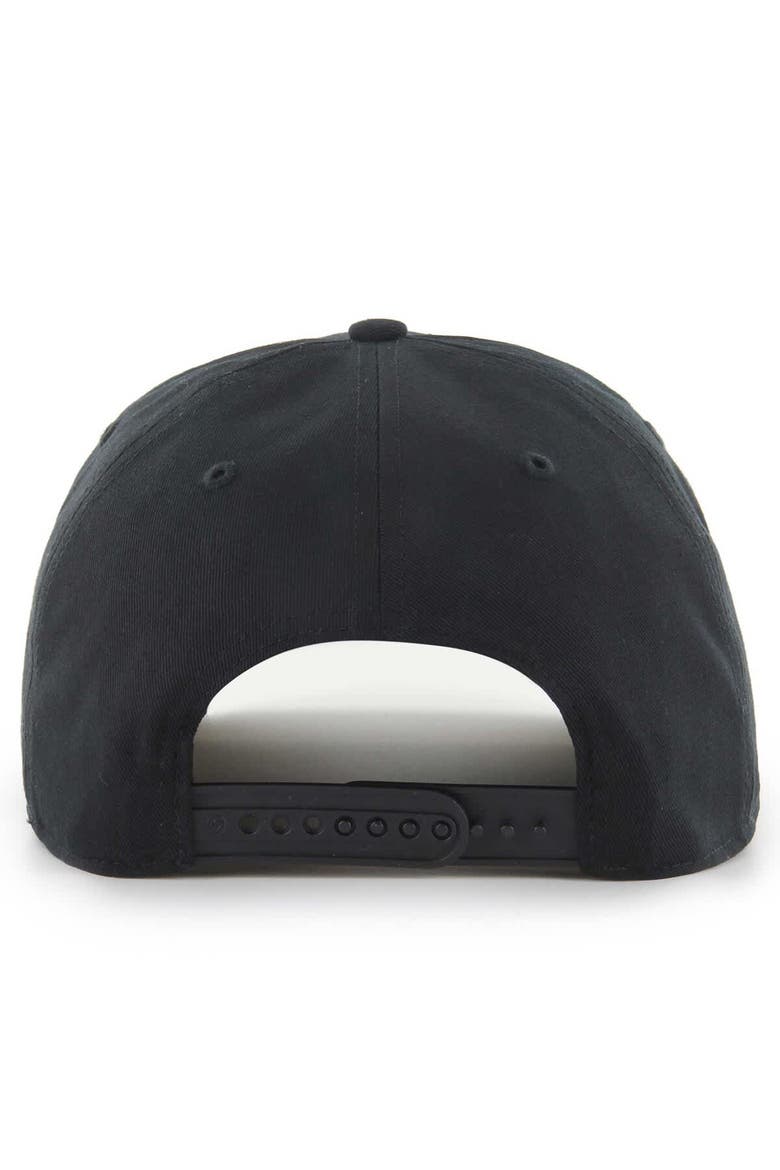 Men's '47 Black San Antonio Spurs Hardwood Classics Hitch Adjustable Hat, Alternate, color, Black