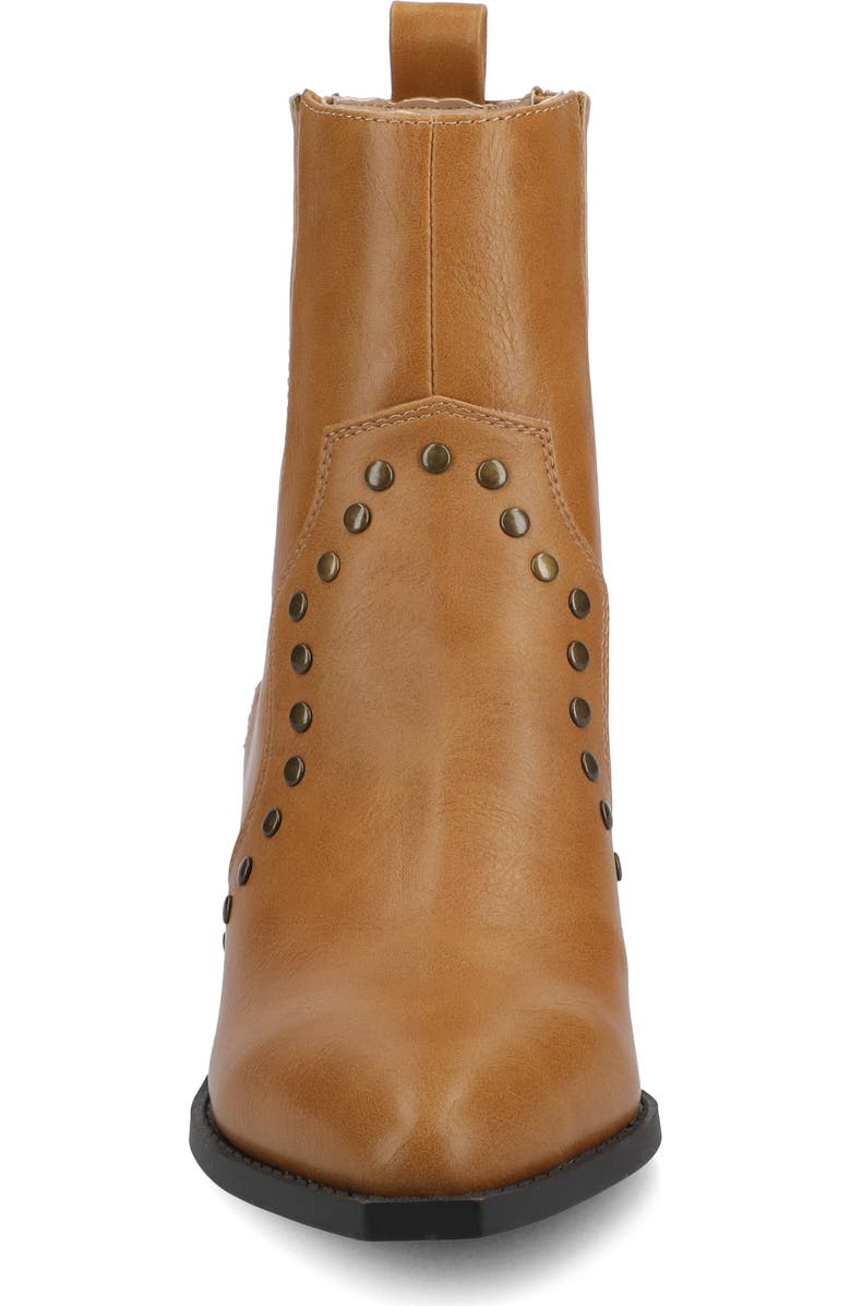 Journee Collection Braylee Western Chelsea Boot, Alternate, color, Tan