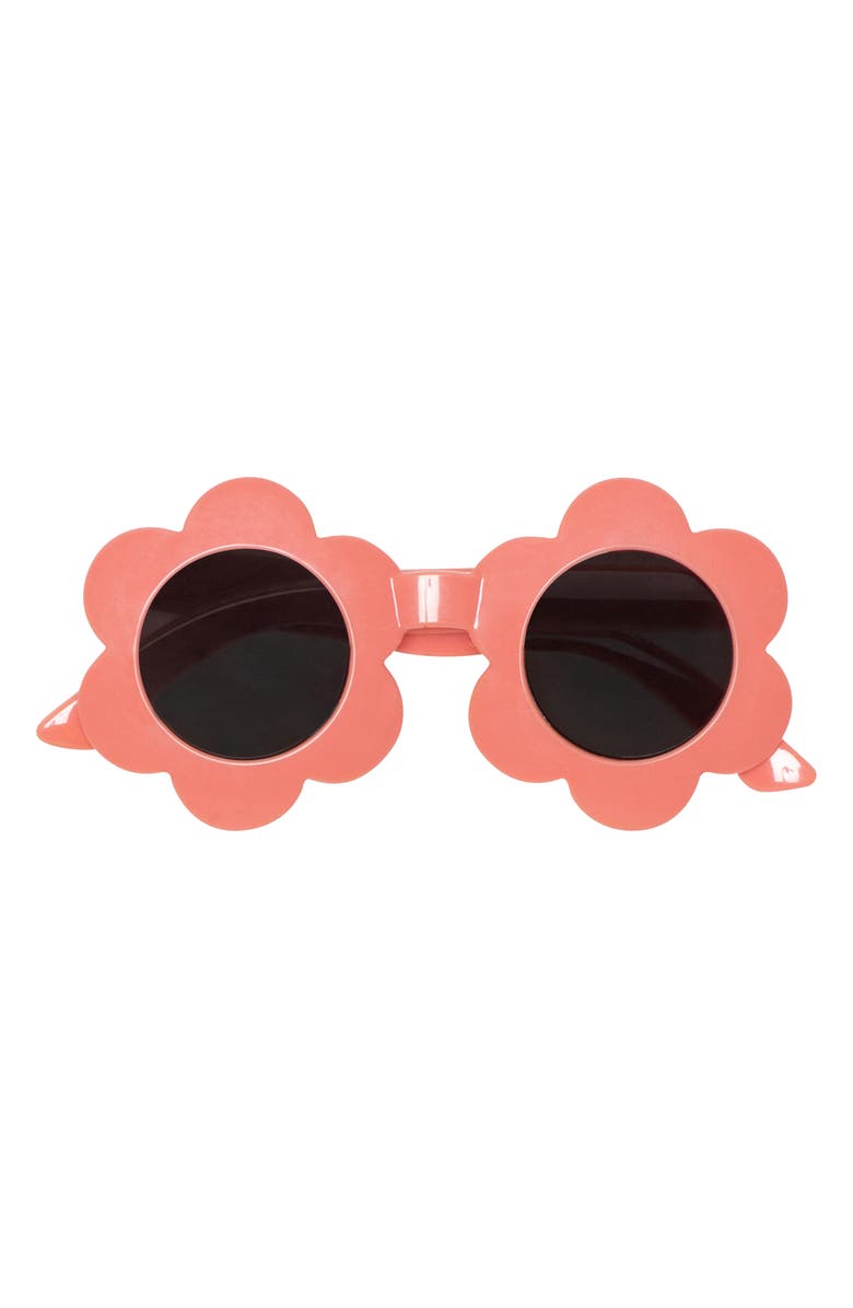 Petit Lem’s Mini Threads Floral Romper, Bucket Hat & Sunglasses Set, Alternate, color, Flower