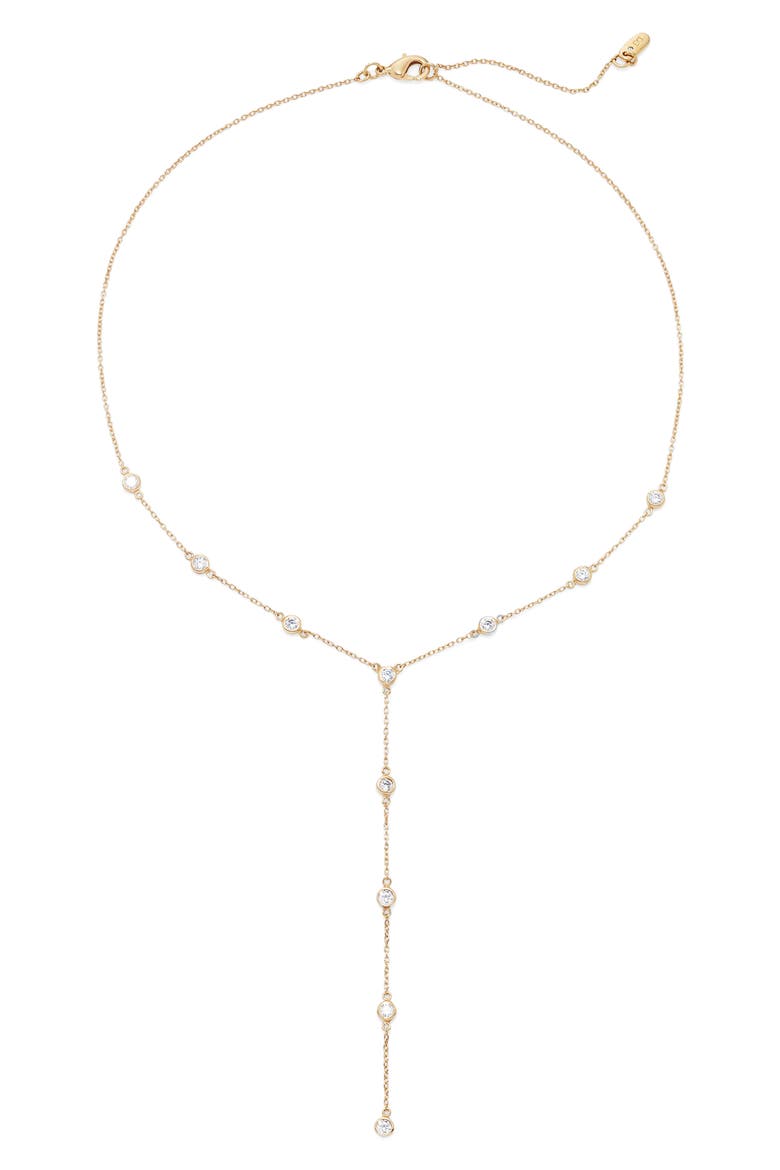 Orsay Station Y-Necklace, Alternate, color, CLEAR CZ