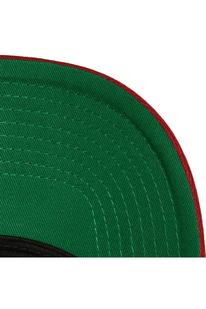 Men's Mitchell & Ness Black/Red Chicago Bulls Soul XL Logo Pro Crown Snapback Hat, Alternate, color, Black