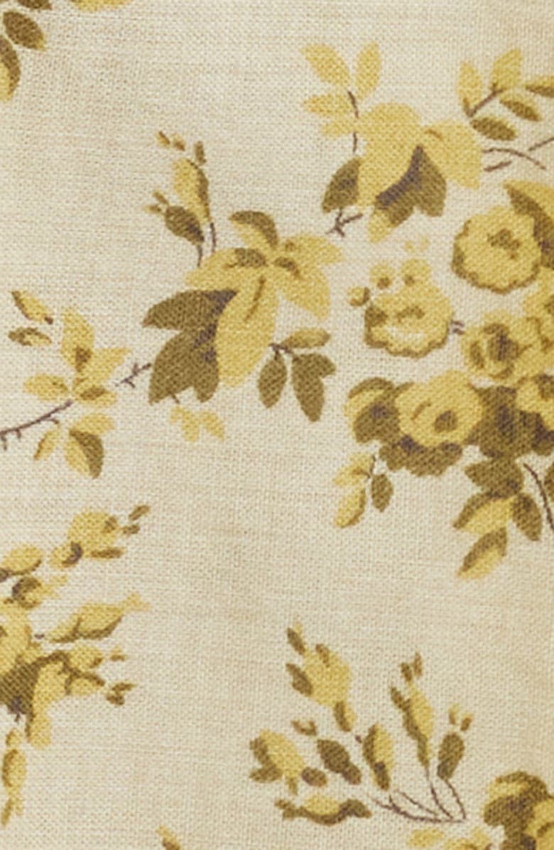 DÔEN Ashlynn Floral Organic Cotton Voile Midi Dress, Alternate, color,