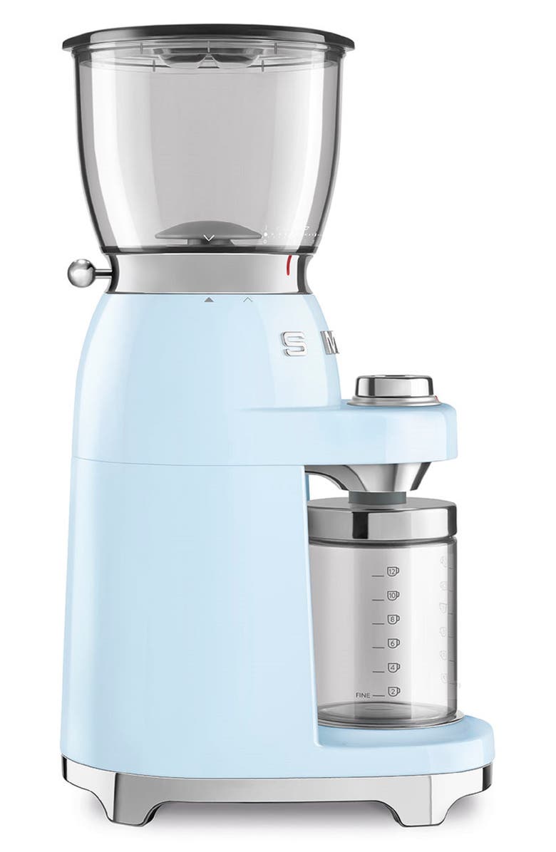 smeg '50s Retro Style Coffee Grinder, Alternate, color, Pastel Blue