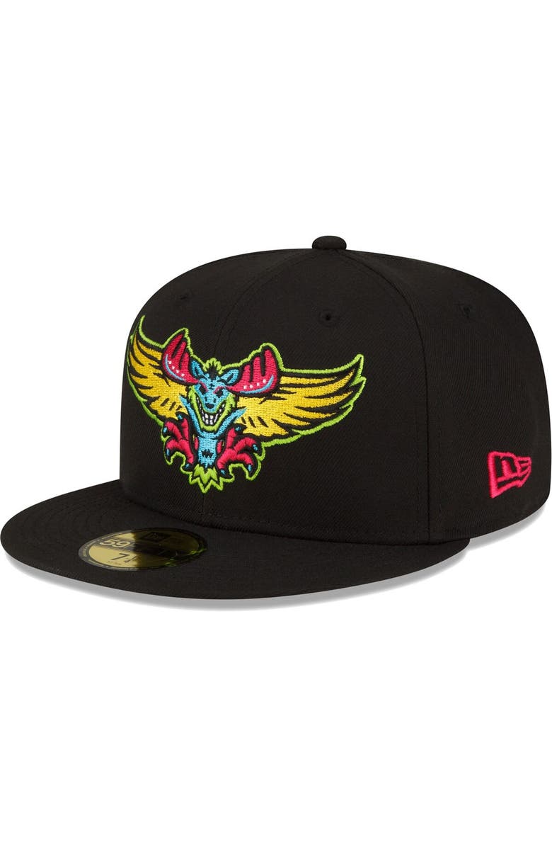 New Era Men's New Era Black Modesto Nuts Copa De La Diversion 59FIFTY Fitted Hat, Alternate, color, Black