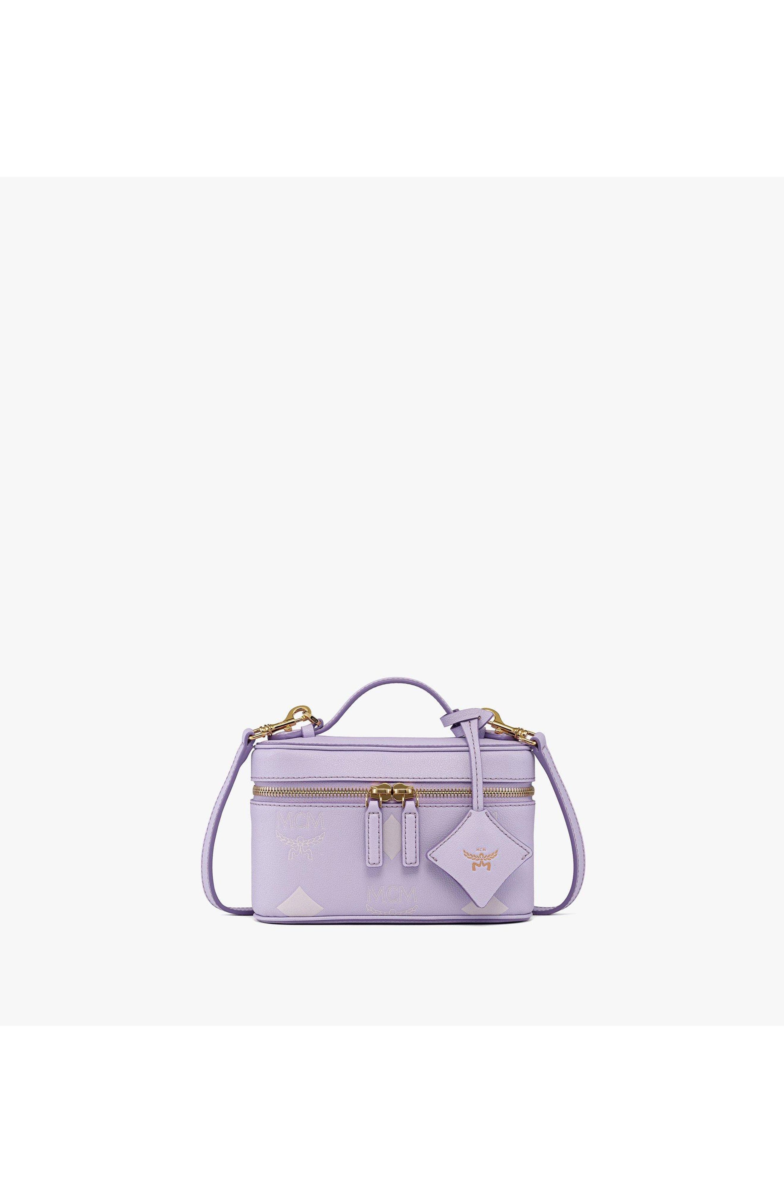 Mini Aren Vanity Case in Resetos, Main, color, Purple