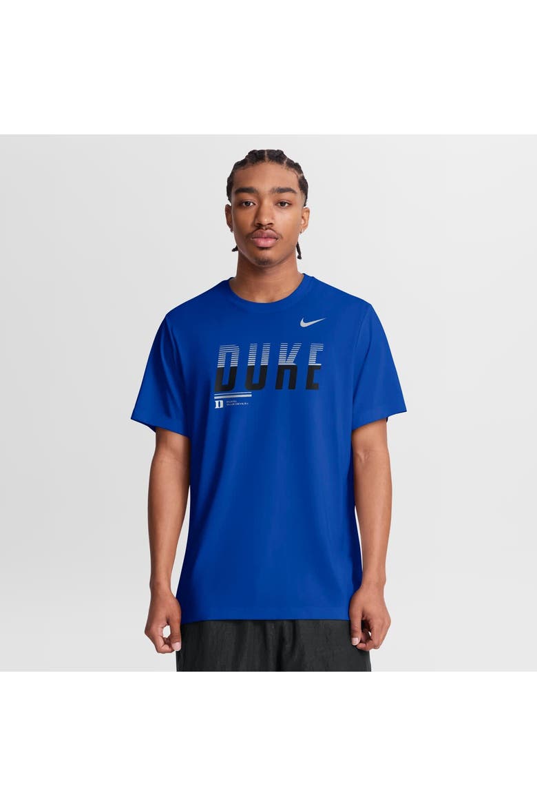 Men's Nike Royal Duke Blue Devils Sideline Legend Dri-FIT T-Shirt, Main, color, Royal