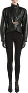 Balmain High-Waisted Milano Jersey Trousers