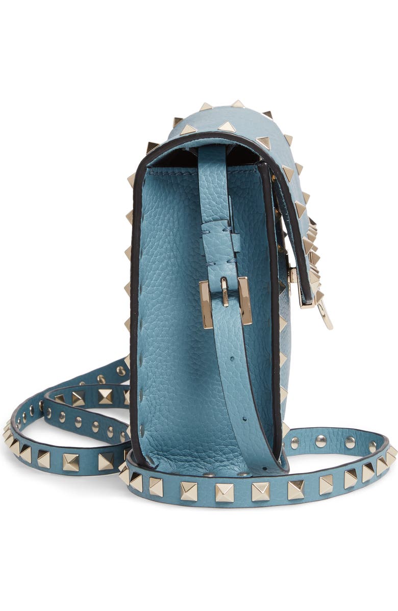 Valentino Garavani Medium Rockstud Leather Crossbody Bag, Alternate, color,
