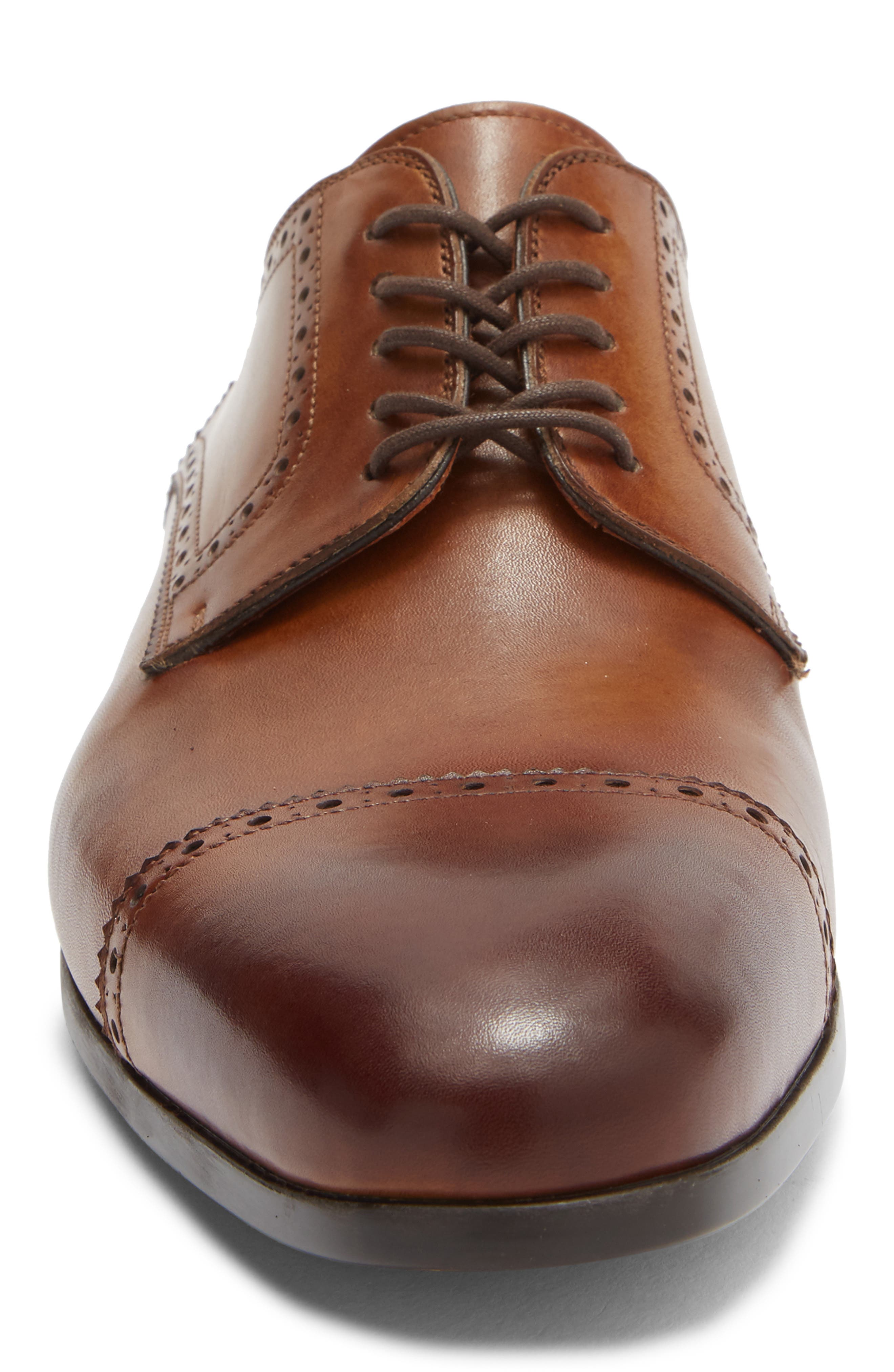 Macsen Brogue Cap Toe Derby, Alternate, color, TABACO