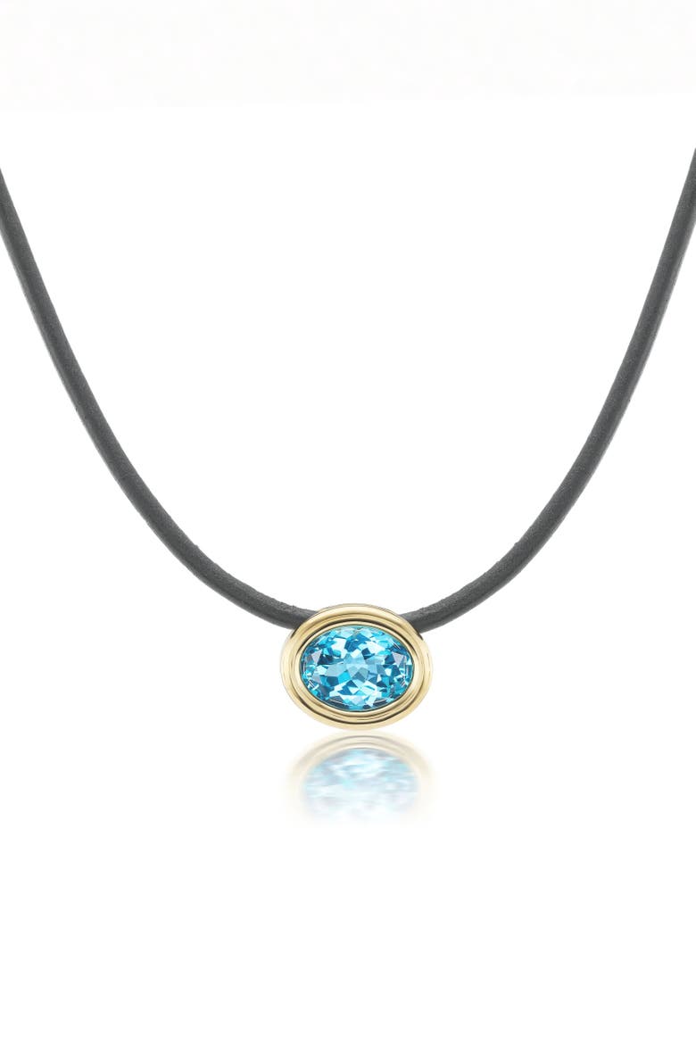 Blue Topaz Scuba Choker, Main, color, Blue Topaz