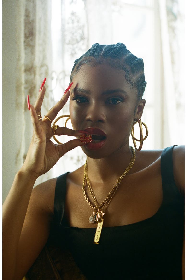 The Legacy Cartouche x The Vic Styles Necklace, Alternate, color, Gold
