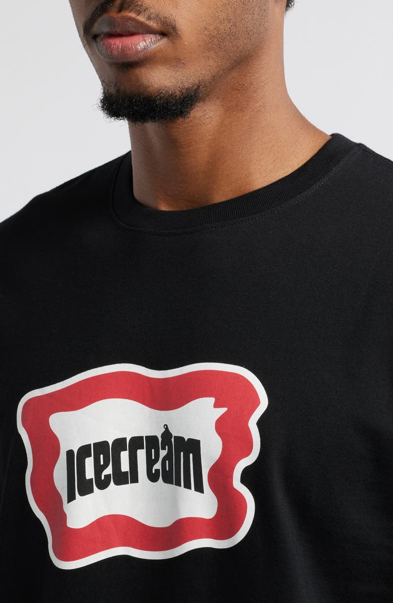 ICECREAM Outline Logo Graphic T-Shirt, Alternate, color,