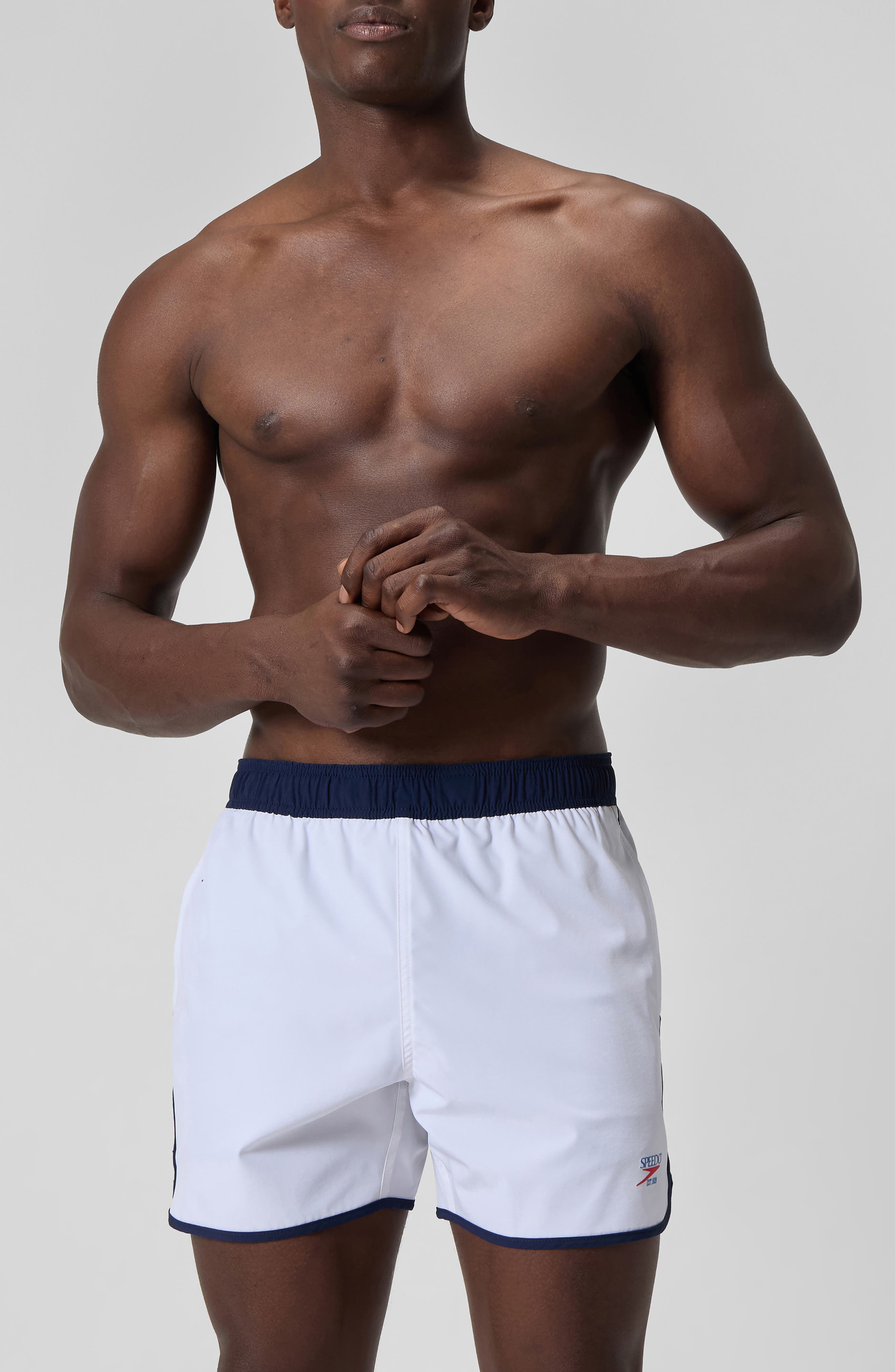 Speedo® Logo Volley 16-Inch Swim Trunks