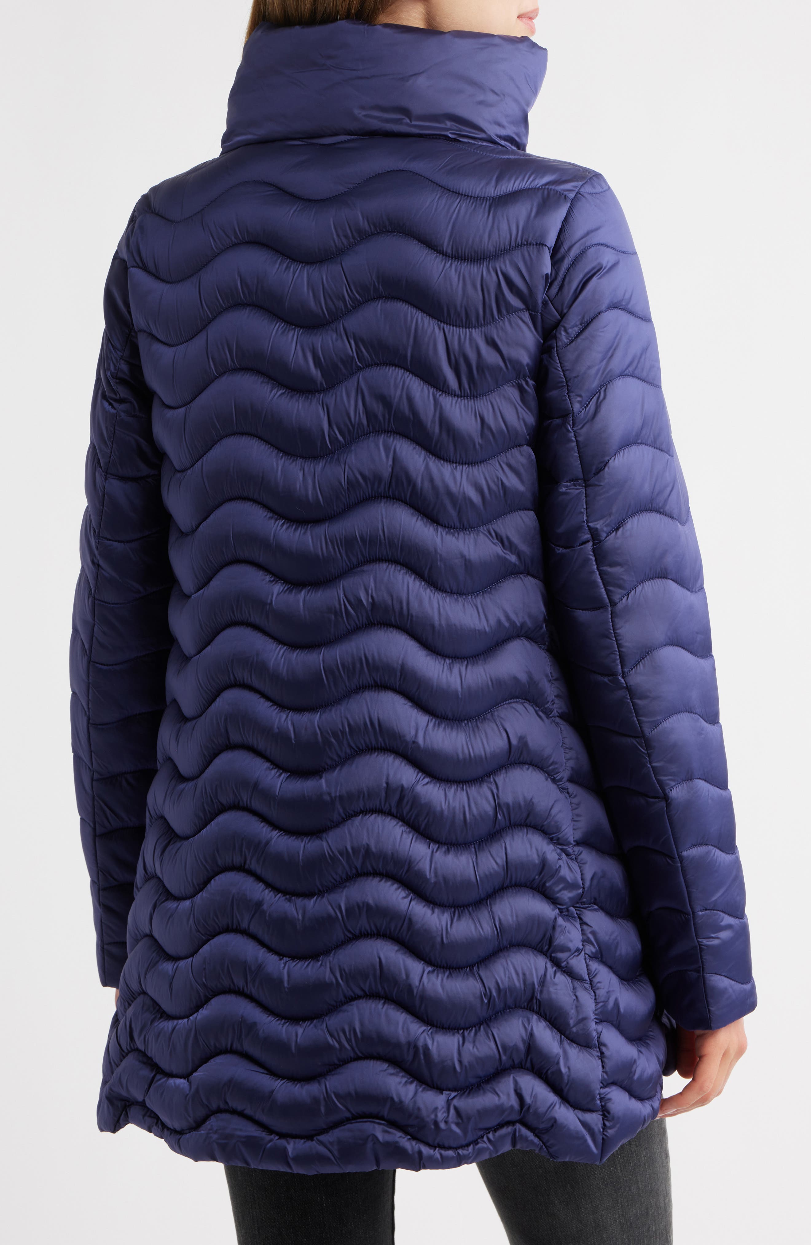 Livette Wavy Quilted Water Repellent Puffer Jacket (Women) | Nordstromrack