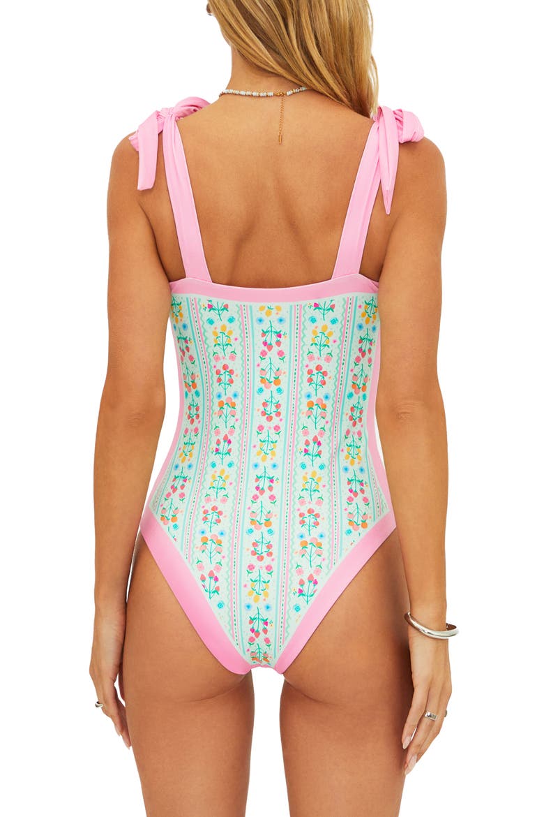Akira Floral One-Piece Swimsuit, Alternate, color, FRUIT BLOOMS
