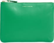 Comme des Garçons Medium Classic Leather Zip-Up Pouch