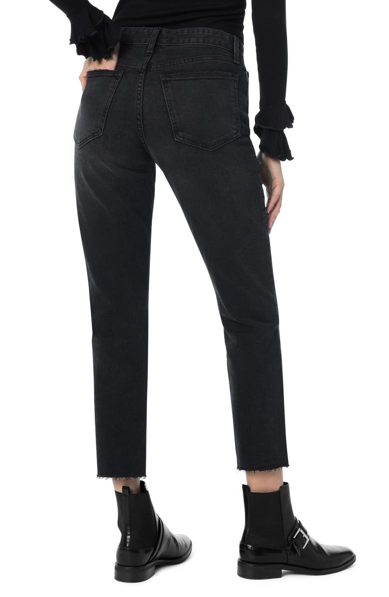 Joe's The Smith Imitation Pearl Embellished Ankle Boyfriend Jeans, Alternate, color, 