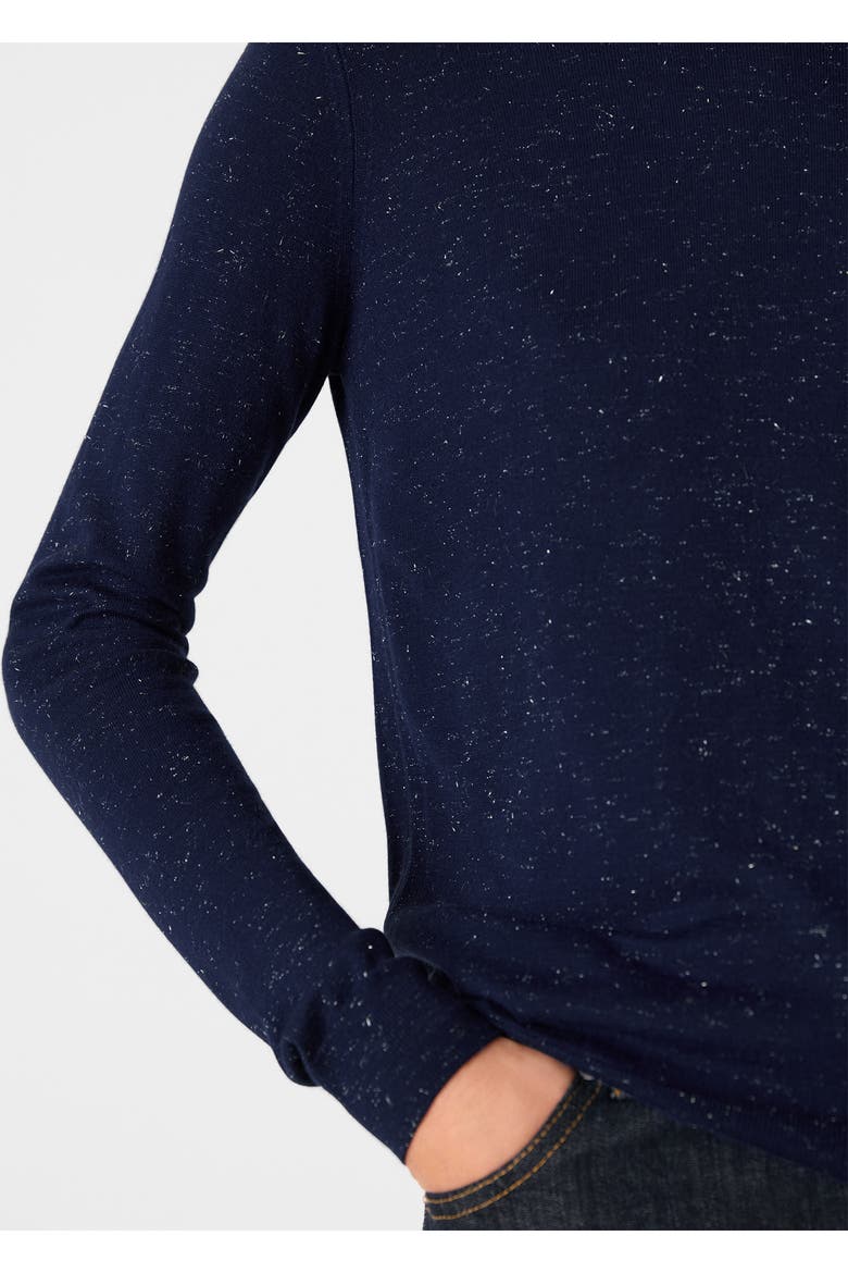 Annie Sparkle Knit Jumper, Alternate, color, Navy