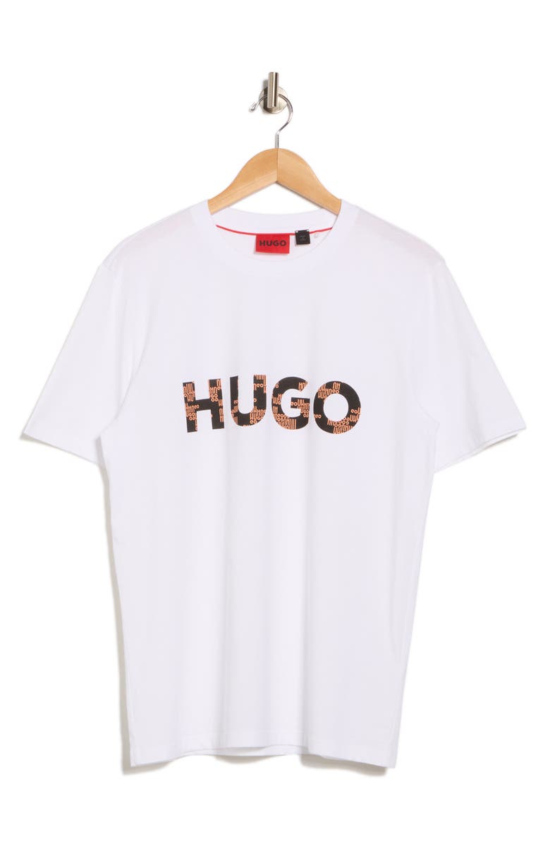 HUGO Dunocyo Graphic T-Shirt, Alternate, color, White