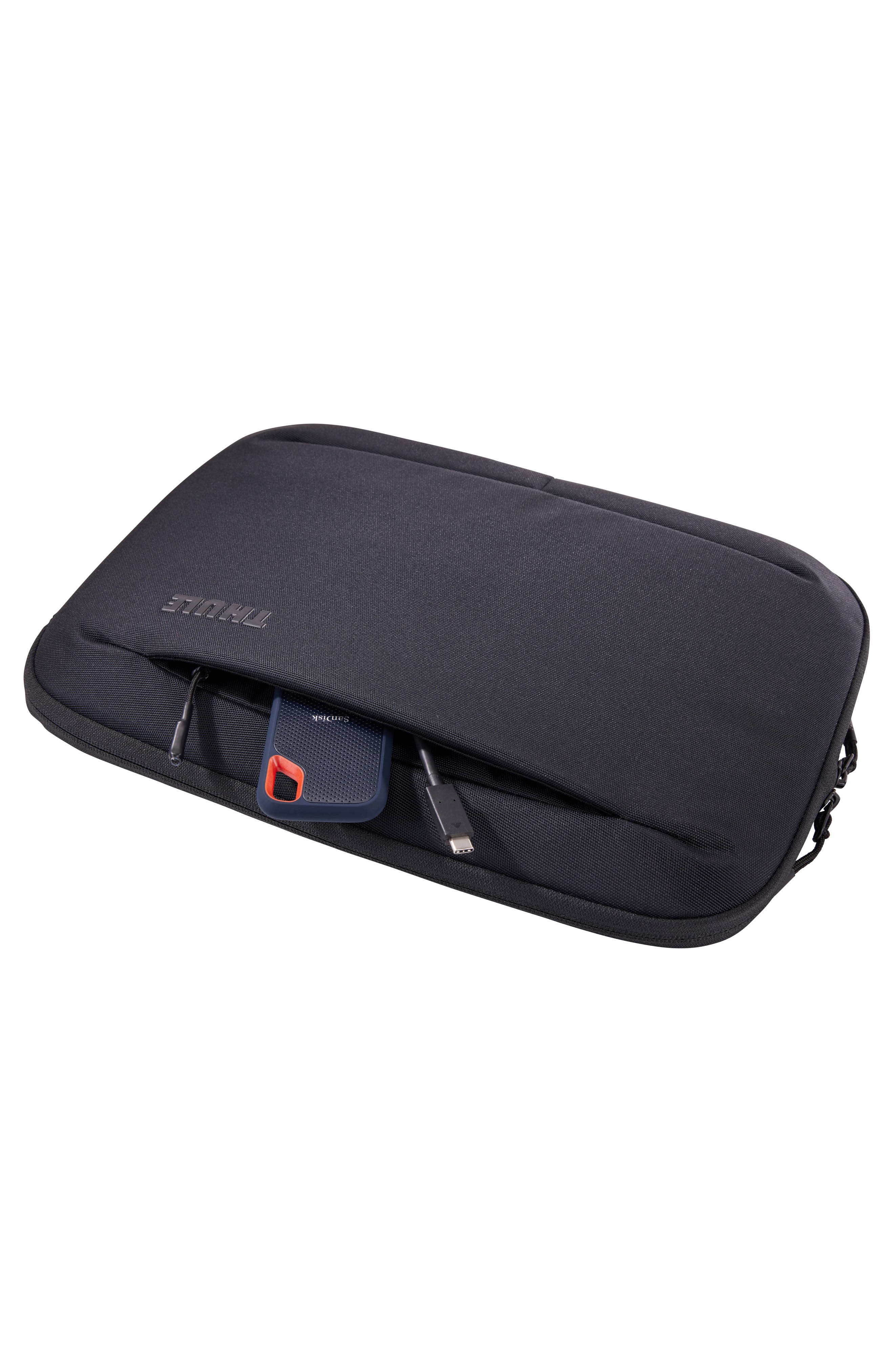Thule Subterra Water-Resistant 2 Laptop Case, Alternate, color, Black